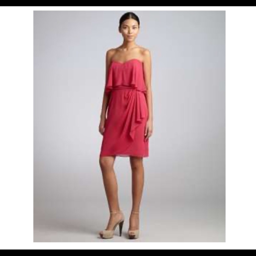 STRAPLESS COCKTAIL DRESS